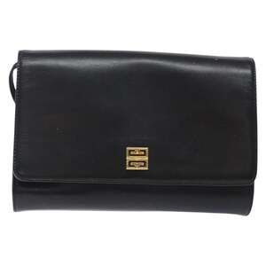 Givenchy Leather Shoulder Bag Black